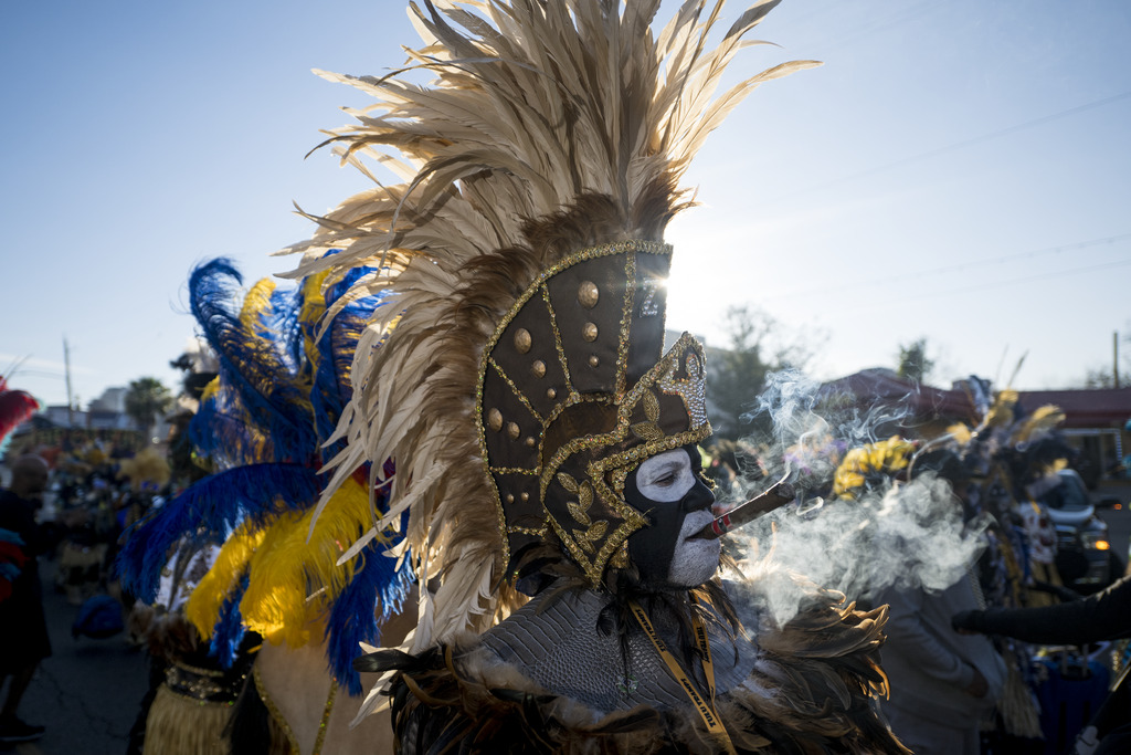 Zulu Mardi Gras Parade in New Orleans