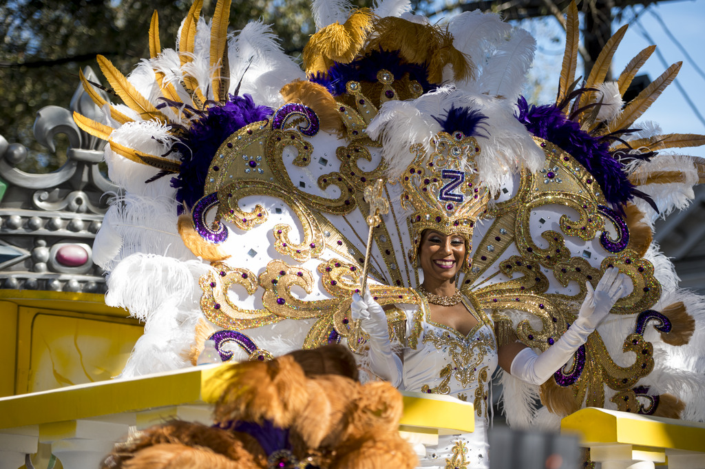 Zulu Mardi Gras Parade in New Orleans
