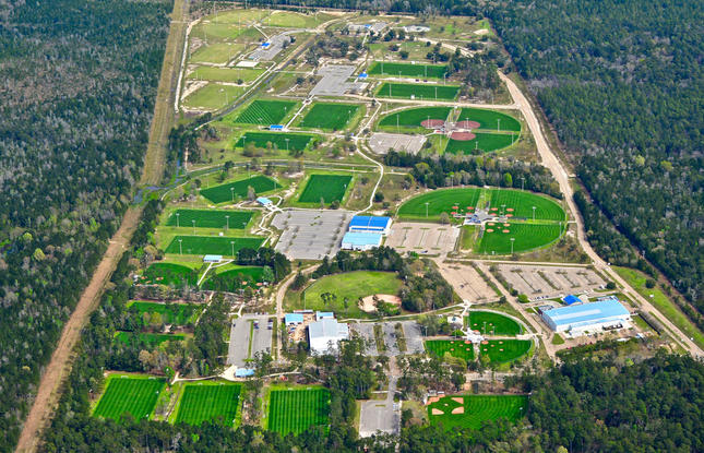 Pelican Park Athletic Field in Mandeville Louisiana