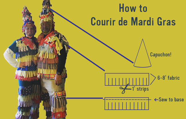 How to Make a Courir de Mardi Gras Costume.