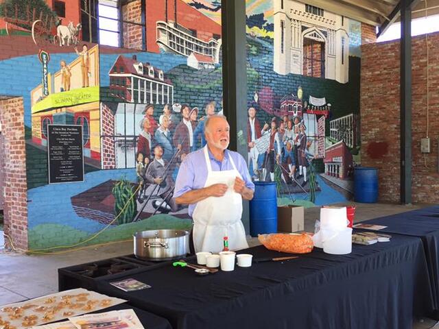 The Food Demo offers Cajun treats for tasting