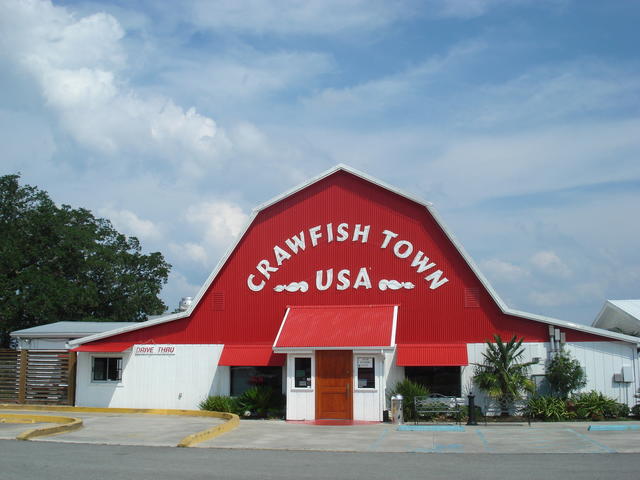 Fresh Louisiana seafood and much more served inside!