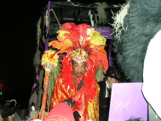 Priestess Miriam as Queen during Mardi Gras 2010