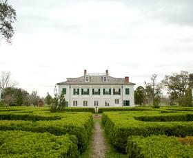 Evergreen Plantation Along River Road in Louisiana