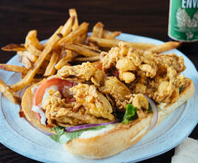 Oyster PoBoy in Lafayette Louisiana