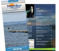 Toledo Bend Lake Country Visitors Guide Cover - image of boat and fisherman